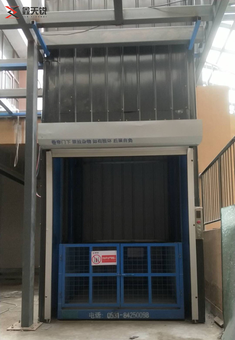 玉林双轨双缸液压货梯